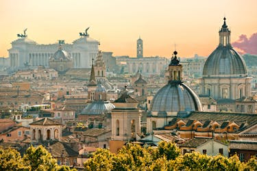 Visite guidée des églises et des palais de Rome en vélo électrique